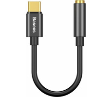 Baseus redukcia USB-C na 3.5 mm Audio Jack L54 (F) čierna / 9 cm