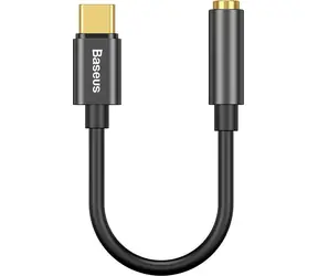 Baseus redukcia USB-C na 3.5 mm Audio Jack L54 (F) čierna / 9 cm