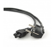 Gembird PC-186-ML12-1M čierna / napájací kábel / CEE7/7 C5 / euro / 1m