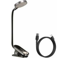 Baseus Mini lampa s klipom šedá / USB / 3W / 350mAh