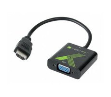 Techly IDATA HDMI-VGA2A Redukcia VGA F - HDMI M / vrátane 3.5 mm