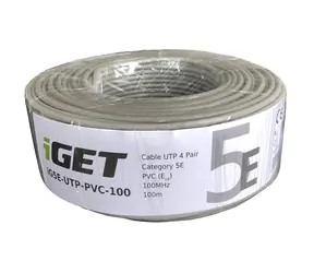 iGET inštalačný kábel CAT5e UTP PVC 100m role