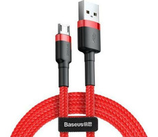 Baseus CAMKLF-C09 kábel USB-A na microUSB červená / 2 m