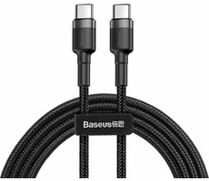 Baseus CATKLF-GG1 kábel USB-C na USB-C čierno-šedá / 1 m