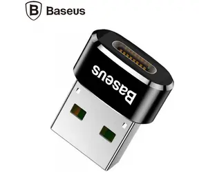Baseus CAAOTG-01 Adaptér USB-A (M) na USB-C (F) čierna