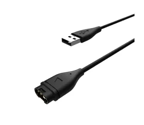 FIXED Nabíjací USB kábel pre smartwatch Garmin čierna