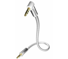 In-akustik Premium II MP3 kábel 1.5m / 3.5mm jack (M) - 3.5mm Jack (M) 90°