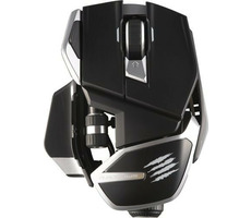 MadCatz RAT DWS čierna / Bezdrôtová herná myš / Optická / 16000dpi / 14 tlačidiel / BT 5.0 + RF 2.4 GHz