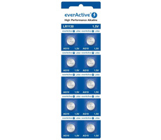 EverActive Alkalické gombíkové batérie G10 LR1130 LR54 10ks