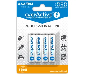 EverActive Professional Line nabíjacia batéria AAA (R03) 1050 mAh 4ks / Ni-MH