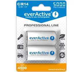 EverActive Professional Line nabíjacia batéria C (R14) 5000 mAh 2ks / Ni-MH