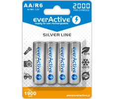 EverActive Silver Line nabíjacia batéria AA (R6) 2000 mAh 4ks / Ni-MH