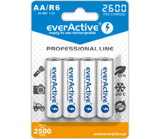 EverActive Professional Line nabíjacia batéria AA (R6) 2600 mAh 4ks / Ni-MH
