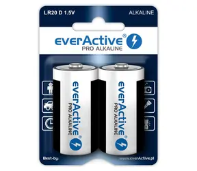EverActive Pro Alkalické batérie D (LR20) 2ks