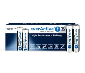 EverActive Pro Alkalické batérie AAA (LR03) 10ks