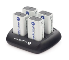 EverActive NC109 / Nabíjačka batérií / až 4 batérie 9V