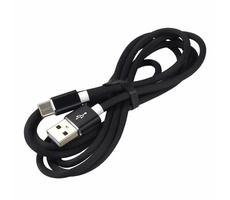 EverActive CBS-1CB čierna / dátový kábel USB - USB-C / 1m / 3A