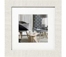 Walther Home 30x30 Drevený foto rám polárna biela