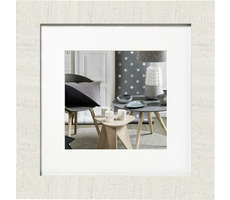 Walther Home 40x40 Drevený foto rám polárna biela
