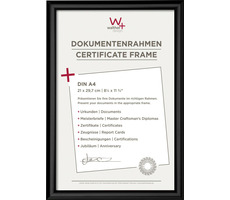 Walther Trendstyle 21x29.7 Plastový foto rám čierna / DIN A4