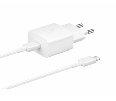 SAMSUNG EP-T1510XWEGEU biela / USB-C nabíjačka / rýchle nabíjanie / 15 W / 2A