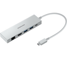 SAMSUNG EE-P5400USEGEU Multiport adaptér strieborná / 5 portov / USB-C