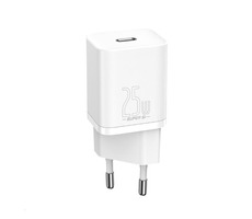 Baseus Super SI rýchlonabíjačka (25W) biela / 25W / USB-C / 1m