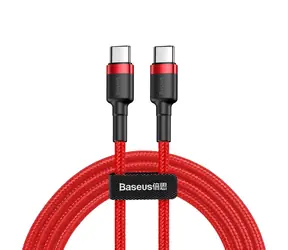 Baseus CATJK-D01 Cafule červená / kábel USB-C / 60W / 2m