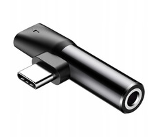 Baseus CATL41-01 redukcia USB-C na Jack 3.5 mm čierna