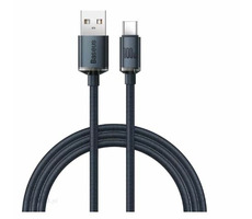 Baseus CAJY000401 Crystal Shine Series čierna / USB-A na USB-C / 1.2m