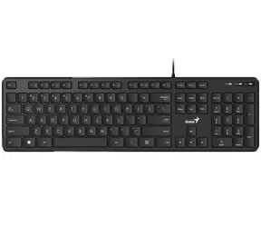 GENIUS Slimstar M200 čierna /Kancelárska klávesnica / drôtová / USB / CZ+SK layout