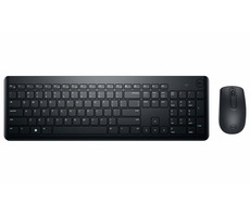 DELL KM3322W UK čierna / Set bezdrôtovej klávesnice a myši / UK layout / USB adaptér 2.4GHz / 1000 DPI