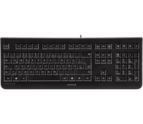 CHERRY JK-0800GB-2 čierna / Kancelárska klávesnica / drôtová / USB / GB layout