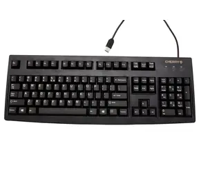 CHERRY G83-6105LUNFR-2 čierna / Kancelárska klávesnica / drôtová / USB / FR layout