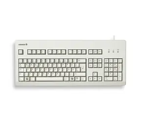 CHERRY G80-3000LPCGB-0 šedá / Kancelárska klávesnica / drôtová / USB / UK layout
