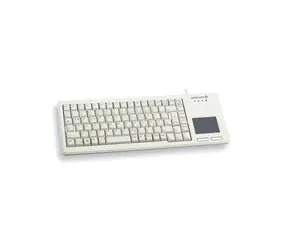 Cherry G84-5500LUMEU-0 šedá / Klávesnica s touchpadom / drôtová / USB / US layout 