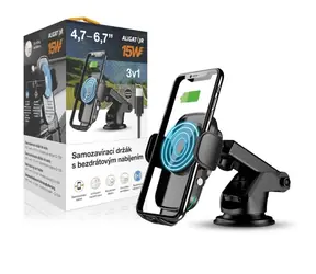 Aligator K2 Samozatvárací držiak s bezdrôtovým nabíjaním 15W