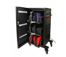 PORT CONNECT 901955 CHARGING CABINET čierna / Nabíjacia skriňa pre 30 zariadení