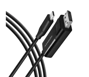 Axagon RVC-DPC, USB-C -> DisplayPort redukcia / kábel 1.8m, 4K/60Hz