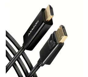 AXAGON RVD-HI14C2 DP - HDMI kábel MM čierna / 1.8 m / 4K/30Hz