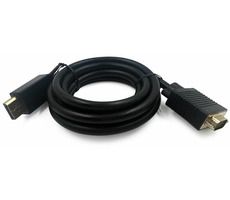 Gembird CCP-DPM-VGAM-6 kábel DisplayPort na VGA 1.8m čierna / DisplayPort (M) / VGA (M)