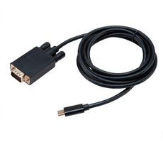 Akasa AK-CBCA17-18BK čierna / kábel USB-C na VGA / 1080@60Hz / 1.8m