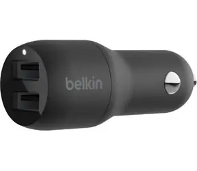 BELKIN CCB001btBK dual car cahrge čierna / nabíjačka do auta USB / 24W