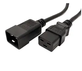 OEM Predlžovací kábel 230V C19-C20 / 4.5m / čierna