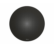 Trust Mika čierna / okrúhla podložka pod stoličku / matná / Priemer 117 cm / Hrúbka 4mm