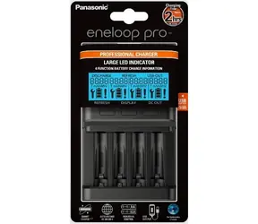 Panasonic BQ-CC65E Eneloop Premium Charger BQ CC65 s LCD