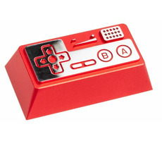ZOMOPLUS Aluminium Keycap Retro Gamepad II červená / pre Cherry MX Switches