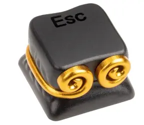 ZOMOPLUS Aluminium Keycap WUKONG čierno-zlatá