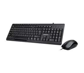 GIGABYTE KM6300 čierna / set klávesnice a myši / USB / 1000 DPI