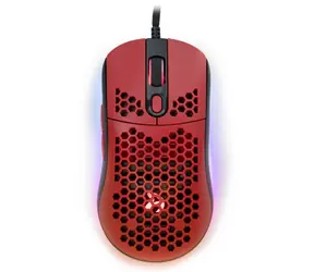 AROZZI FAVO Ultra Light červená / Herná myš / optická / 16000 DPI / USB / 7 tlačidiel
